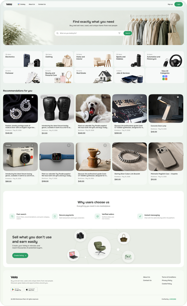 Consumer and classified marketplaces